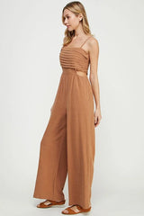SOFT LINEN JUMPSUIT