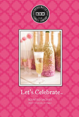 SCENTED SACHETS FOR HOME AND TRAVEL- SACHETS LET'S CELEBRATE