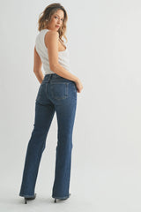 LOW RISE VINTAGE SLIM BOOTCUT DENIM JEANS