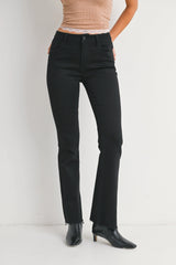MID RISE FLARE DENIM JEANS