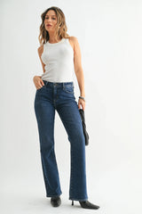 LOW RISE VINTAGE SLIM BOOTCUT DENIM JEANS