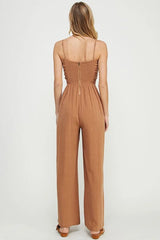 SOFT LINEN JUMPSUIT