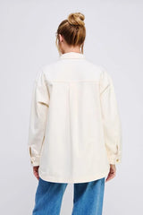 OVERSIZED DENIM TWILL SHACKET
