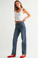 THE FULL LENGTH STRAIGHT DENIM