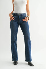 LOW RISE VINTAGE SLIM BOOTCUT DENIM JEANS