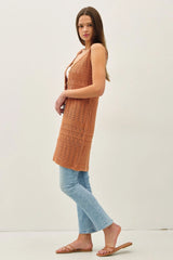 CROCHET KNIT DUSTER