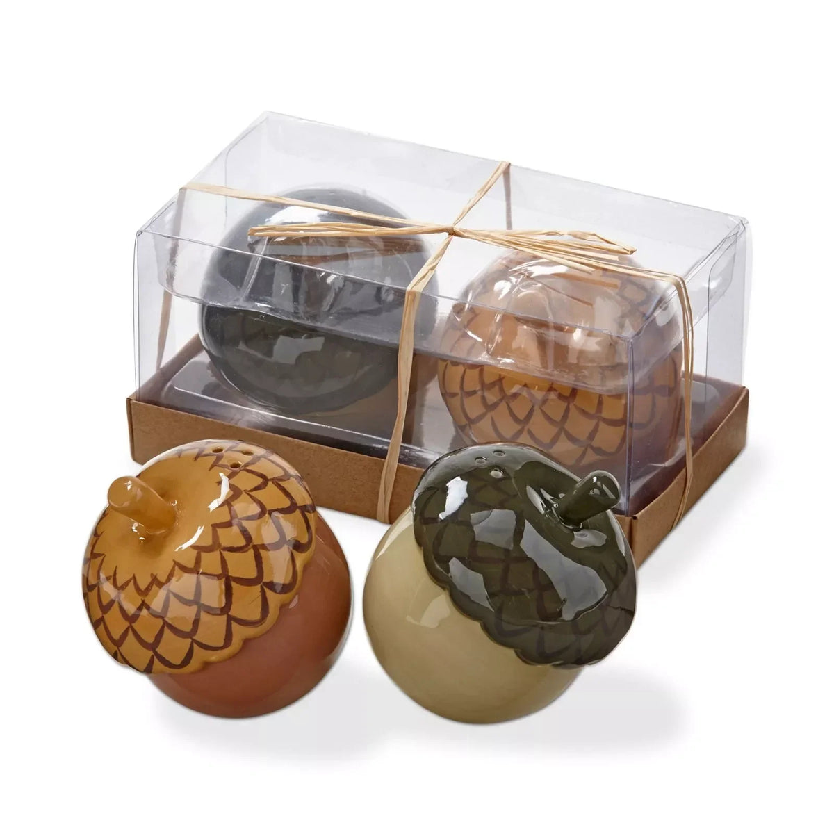 SALT & PEPPER SHAKER SET ACORNS