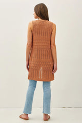 CROCHET KNIT DUSTER