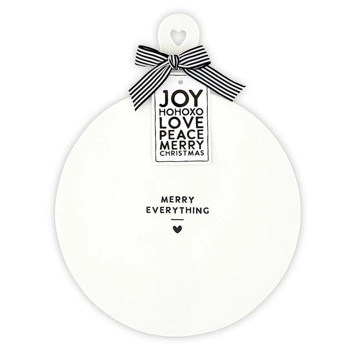 CERAMIC CHEESE TRAY - MERRY EVERYTHING