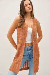 CROCHET KNIT DUSTER