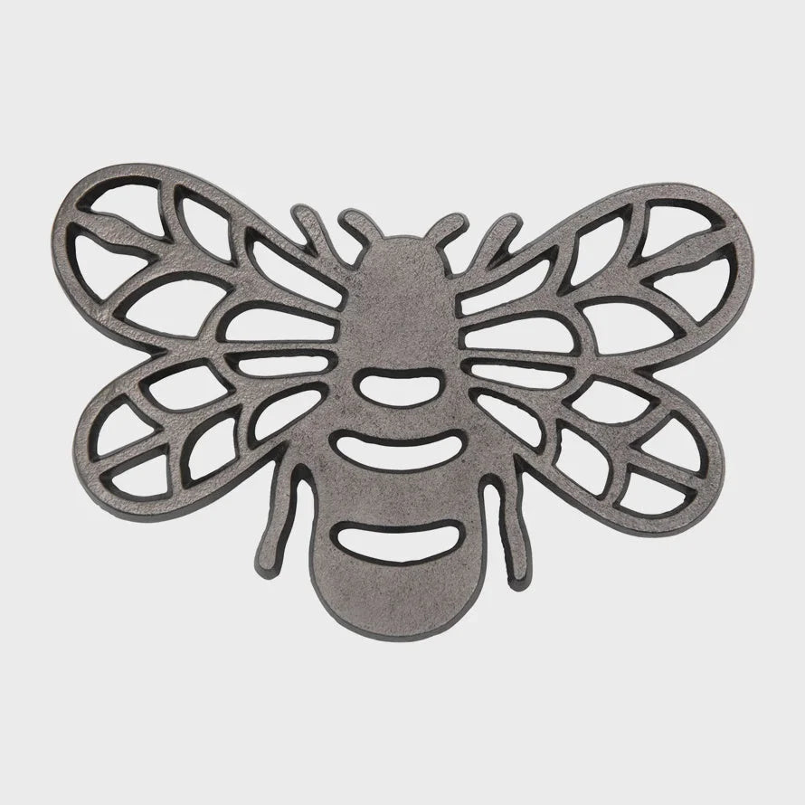 CAST ALUMINUM BEE TRIVET