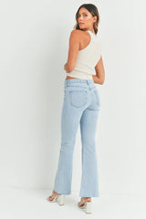 HR SCISSOR CUT FLARE DENIM
