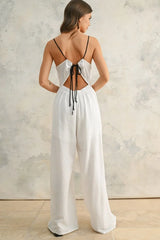 BOHO ME JUMPSUIT WITH CONTRAST STRAP