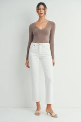 LILY LIGHT STRETCH STRAIGHT CALSSIC FIT DENIM JEANS