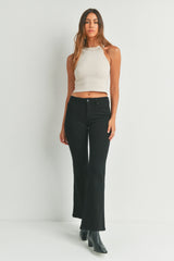 LOW RISE FLARE DENIM JEANS