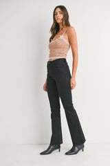 MID RISE FLARE DENIM JEANS