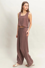 WIDE CUT CUTE PANTS