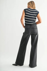 HIGH-RISE ULTRA WIDE-LEG DENIM JEANS