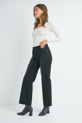 THE SLIM PALAZZO DENIM