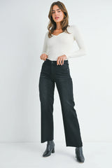 THE SLIM PALAZZO DENIM