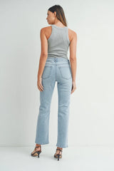 LILY LIGHT STRETCH STRAIGHT CALSSIC FIT DENIM JEANS